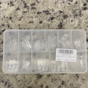 Clear Nail Art Tips Set